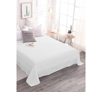 Простынь MONA LIZA 505022/01 150*215, сатин, white 4640033684592