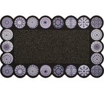 Флокированный коврик dekorelle FLOK G017 искуственная трава, 45x75 см, 1 шт. 111048