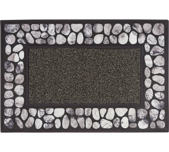 Флокированный коврик dekorelle FLOK G019 искуственная трава, 45x75 см, 1 шт. 111050