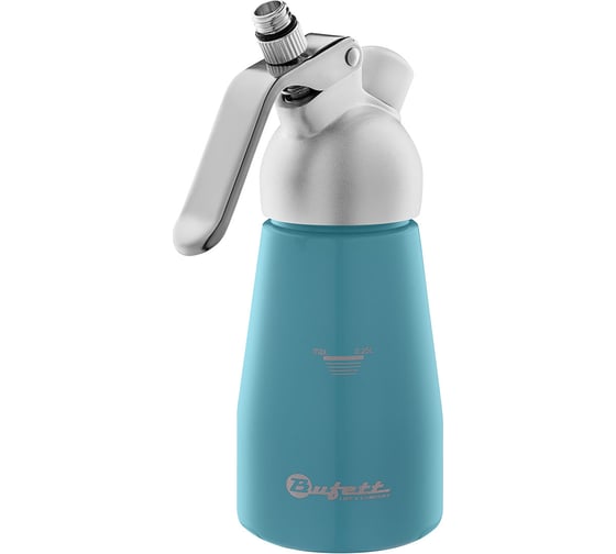 Сифон для сливок Bufett Kulinarische Produkte 0.25 л, голубой, 640009 1