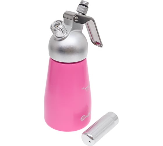 Сифон для сливок Bufett Kulinarische Produkte 0.25 л, розовый, 640008