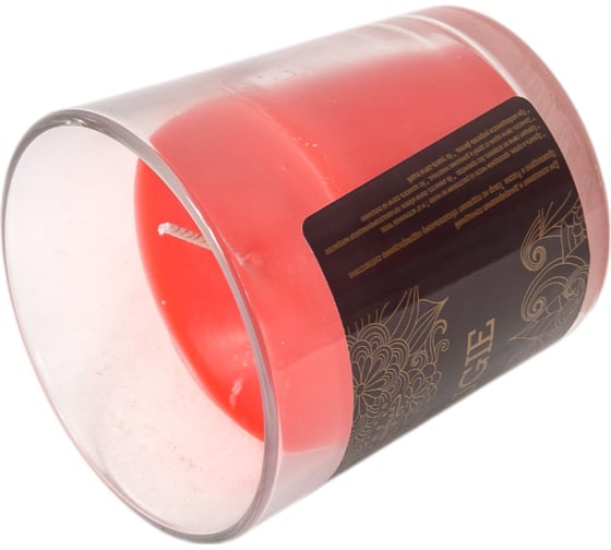 Свеча Волшебная страна Charm Aroma в стакане, Сладкая малина 007903
