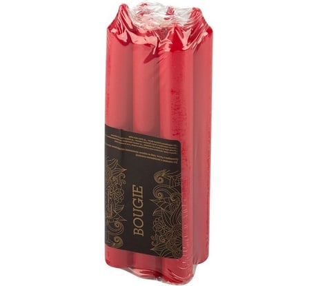 Столовые свечи Волшебная страна Simple 6 шт, бордо 007887