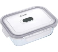 Контейнер стекл. герметич. прямоуг. 1,5л Linea Desco Regent inox 93-DE-CA-20-1500