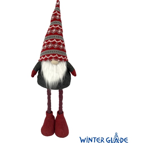 Фигурка Гном 65 см на телескопических ногах Winter Glade F2165 1