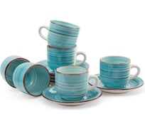 Чайный набор DOMENIK LAGUNA 12 предметов 250 мл DM6009