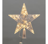 Светодиодная фигура на елку Neon-Night Звезда 22см, цвет свечения теплый белый, постоянное свечение, 230В 501-006