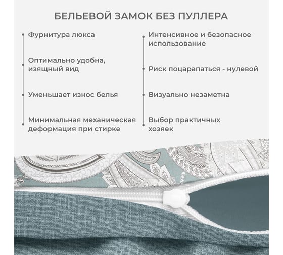 Комплект постельного белья Ecotex сатин хлопок Гармоника 1,5 спальный наволочки 70x70 КГ1/Мелисса