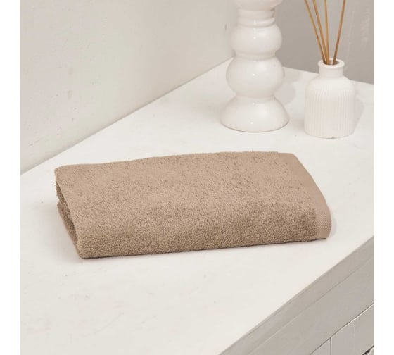 Полотенце махровое TAC COMFORT/50x90/450 г/м2 COFFEE, кофе 2806-72270 1