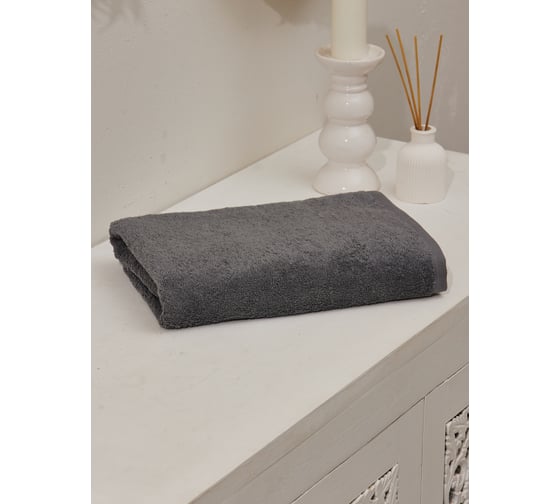 Полотенце махровое TAC COMFORT/70x140/450 г/м2 GRAY, серый 2807-72348 1