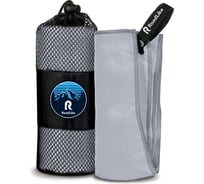 Спортивное охлаждающее полотенце RoadLike Camp 70х140 см, серый 327260