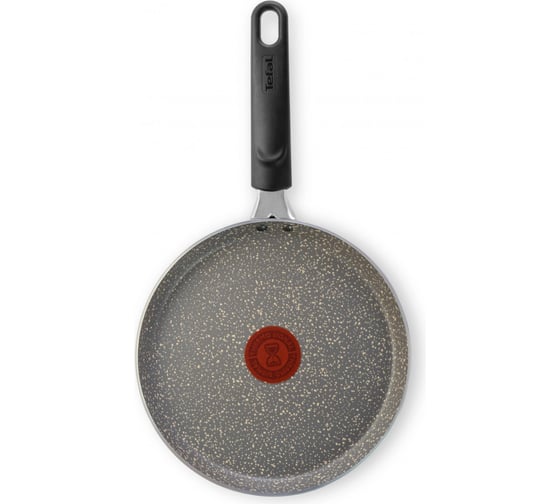 Сковорода блинная TEFAL Natural Cook 4213522 круглая 22 см несъемная ручка без крышки серый 910005399 2013430