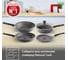 Сковорода блинная TEFAL Natural Cook 4213522 круглая 22 см несъемная ручка без крышки серый 910005399 2013430 12
