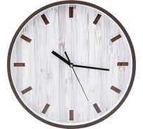 Часы настенные Вещицы "Дерево", Д300 Ш300 В38, серый, коричневый Fancy66