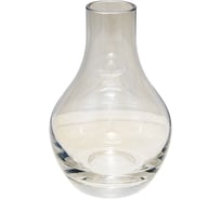 Декоративная ваза-колба Вещицы цветное стекло, Д100 Ш100 В150, серый CSA-39