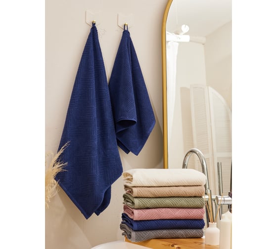 Полотенце махровое TAC VENTURA/70x140/500 г/м2 ROYAL BLUE, синий 2811-72584