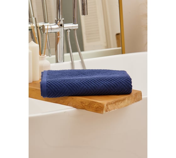 Полотенце махровое TAC VENTURA/50x90/500 г/м2 ROYAL BLUE, синий 2810-72522
