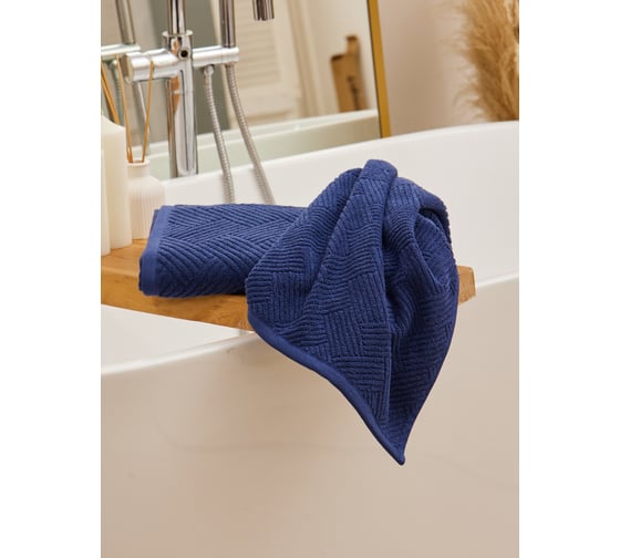 Полотенце махровое TAC VENTURA/50x90/500 г/м2 ROYAL BLUE, синий 2810-72522
