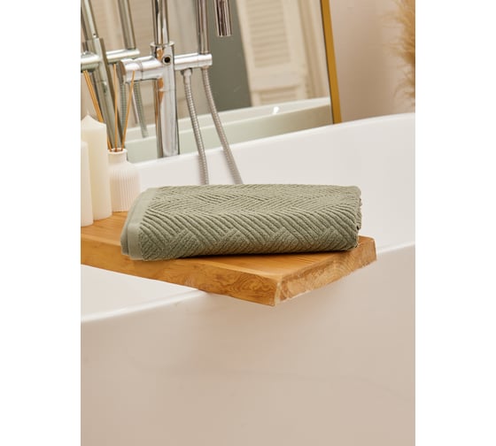 Полотенце махровое TAC VENTURA/70x140/500 г/м2 GREEN, фисташковый 2811-72577 1