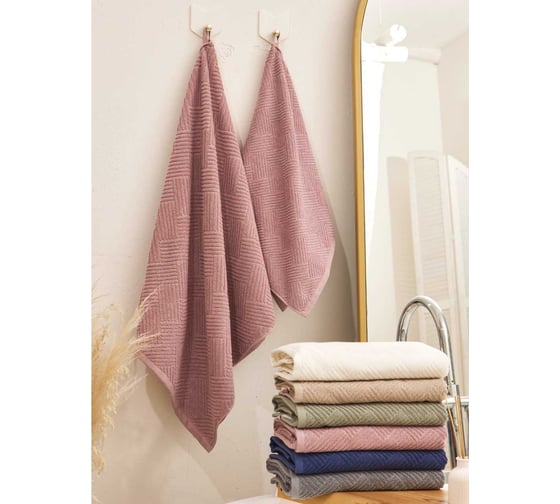 Полотенце махровое TAC VENTURA/70x140/500 г/м2 LAVENDER, лавандовый 2811-72591