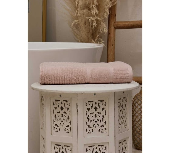 Полотенце махровое TAC DORA/50x90/550 г/м2 ROSE, светло-розовый 2808-72409 1