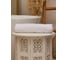 Полотенце махровое TAC DORA/50x90/550 г/м2 WHITE, белый 2808-72379 1