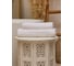 Полотенце махровое TAC DORA/50x90/550 г/м2 WHITE, белый 2808-72379 2