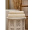 Полотенце махровое TAC DORA/70x140/550 г/м2 KREM, кремовый 2809-72447 2