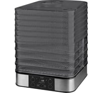 Сушилка для фруктов, овощей STINGRAY ST-FD702A 14 поддонов: 10+2 для ягод+2 для пастилы, черный жемчуг 40770