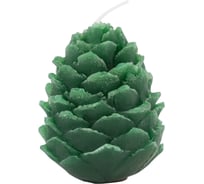 Свеча Волшебная страна Шишка зелёная 103296