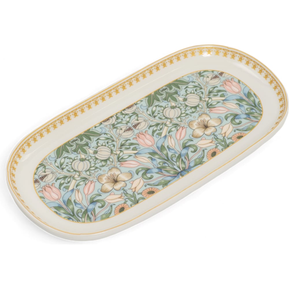 Овальное блюдо FIORETTA FLOWERS 24.4x12.5 см TDB596 - выгодная цена ...