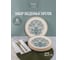 Набор обеденных тарелок FIORETTA FLOWERS 6 шт, 27 см TDS586 1