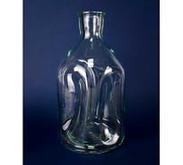 Жатая декоративная бутыль Никольский завод светотехнического стекла КАМИРЕН3 диаметр 184 мм, высота 335 мм, 3 л 071582