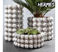 Ваза SCHEURICH 540558 Hermes antique stone керамика, диаметр 15 см, высота 275 мм, под камень 071925