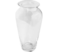 Ваза Никольский завод светотехнического стекла Мальвина большая, высота 35 см, диаметр 17 см 063750