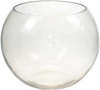 Шаровая ваза Никольский завод светотехнического стекла 7 л, высота 21 см, диаметр 25 см 021114