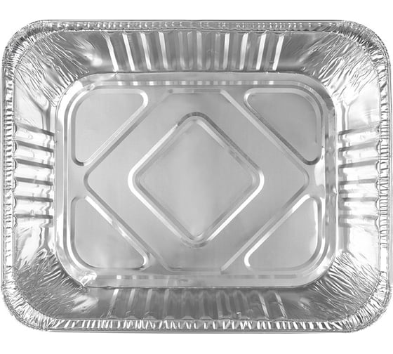 Форма для выпечки Mallony LAMINA, размер 32,5x26x6,5 см, из алюминиевой фольги, прямоугольная, одноразовая 108937