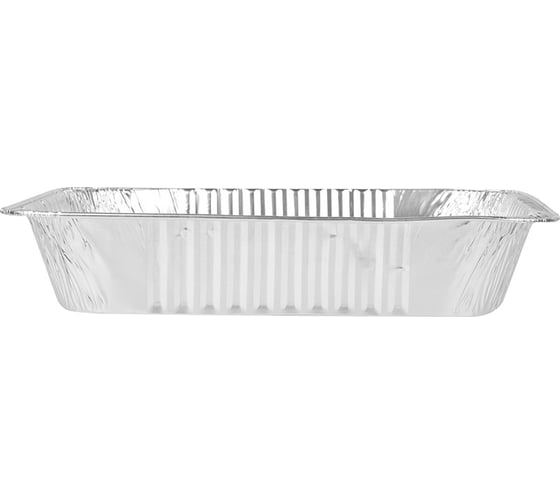 Форма для выпечки Mallony LAMINA, размер 32,5x26x6,5 см, из алюминиевой фольги, прямоугольная, одноразовая 108937