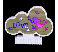 Декоративный светодиодный светильник Sneha 003-F RD/BL, RD/GN