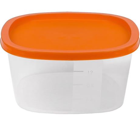 Контейнер квадратный для СВЧ и заморозки Мультипласт Групп 0,5 л 24 ПАСТЕЛЬ MPG7235