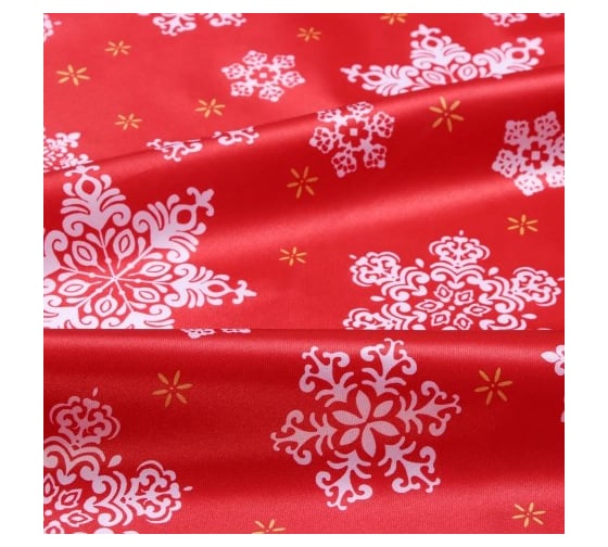 Скатерть Доляна Snow 145x220 см, 100 % полиэстер 10389071