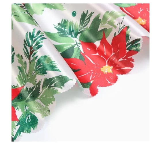 Скатерть Доляна Сhristmas flowers 145x180 см, 100 % полиэстер 10389065