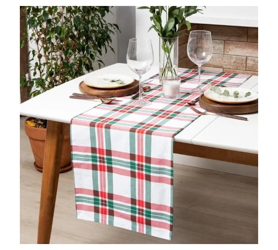 Дорожка Этель Нoliday decoration 40x149 см, 100% хлопок, репс 210 г/кв.м 7182048