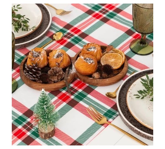 Дорожка Этель Нoliday decoration 40x149 см, 100% хлопок, репс 210 г/кв.м 7182048