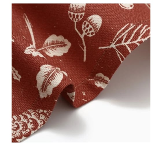 Дорожка Этель New Year's plants 40x149 см, 100% хлопок, рогожка 186 г/кв.м 10658894