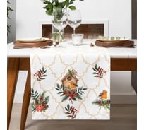 Дорожка Этель Winter robin 40x147 см, 100% хлопок, саржа 190 г/кв.м 7321847