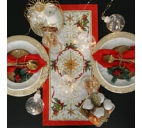 Дорожка на стол Этель Новогодняя сказка 30x70 +/-3 см, 100% хлопок, саржа 190 г/кв.м 3629036