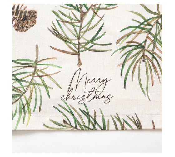 Дорожка на стол Этель Christmas tree 40х147 см, 100% хлопок, саржа 190 г/кв.м 5135209