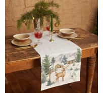 Дорожка на стол Этель Forest animals 40x147 +/- 5 см, 100% хлопок, саржа 190 г/кв.м 7346929