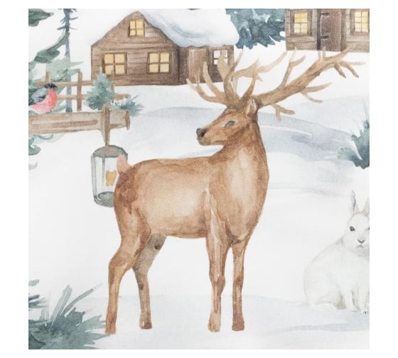 Дорожка на стол Этель Forest animals 40x147 +/- 5 см, 100% хлопок, саржа 190 г/кв.м 7346929